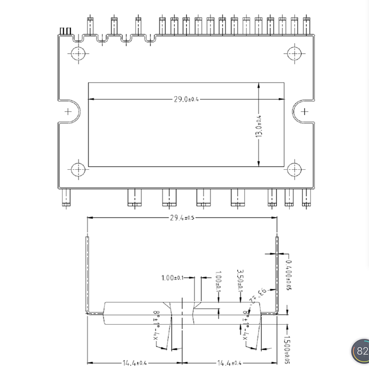 High Quality IC IGBT 20A-600V Power Module 6MBP20RH0.png