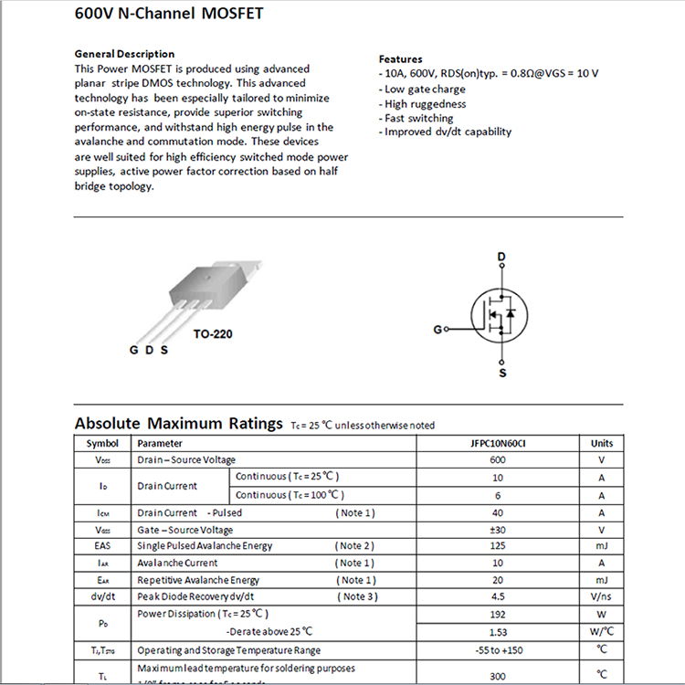 600V 10A Power N-Channel MOSFET.jpg